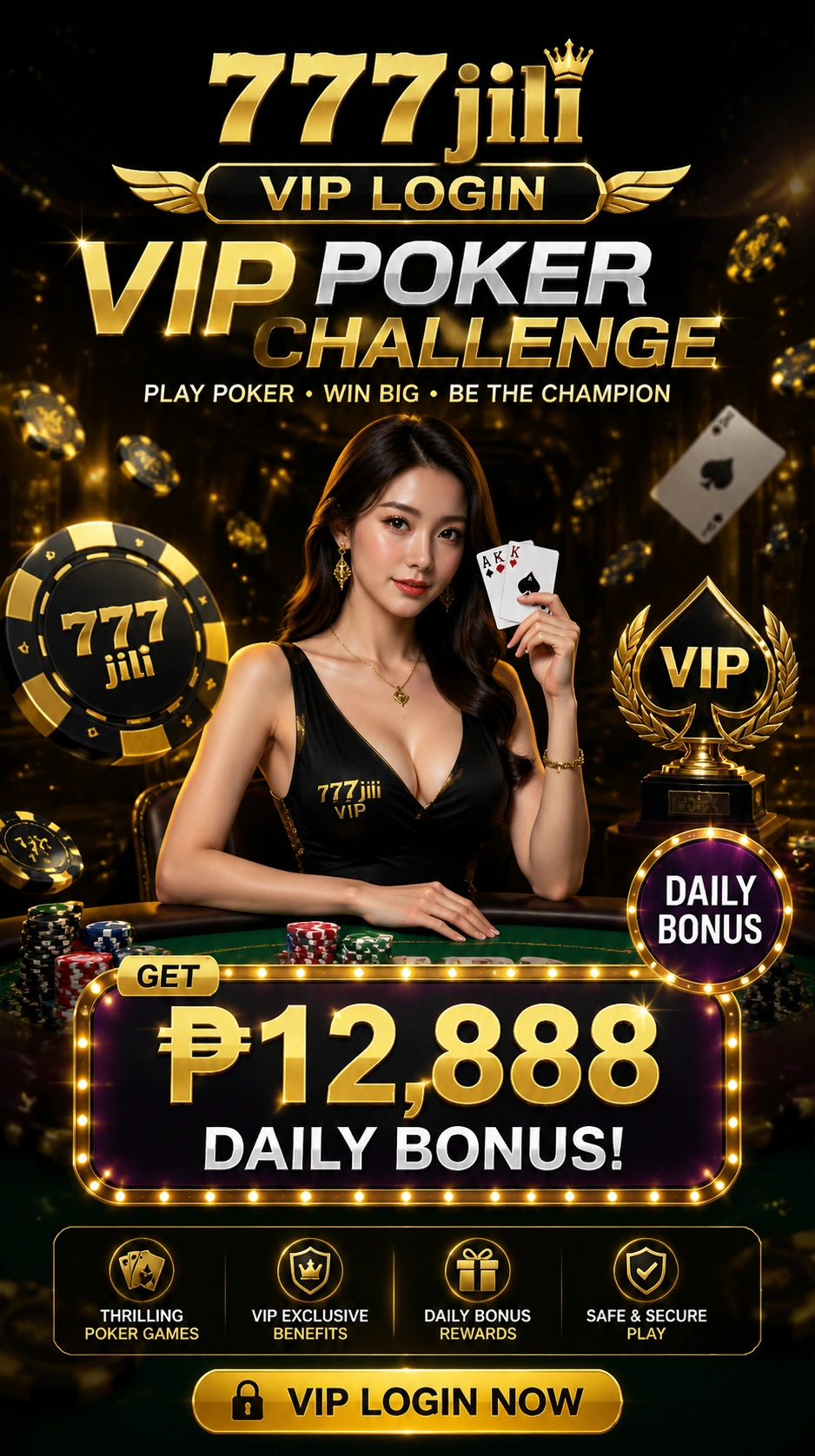 Online poker table interface for Filipino players