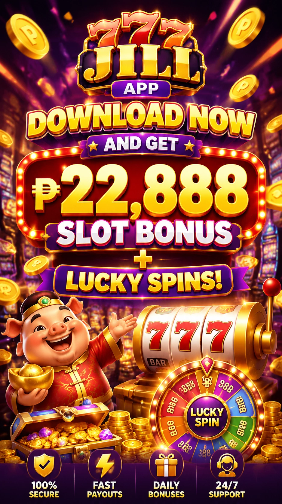 Jackpot slot category visual